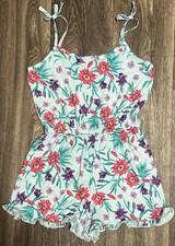 Btween Girls Shorts Floral Romper - Size 8