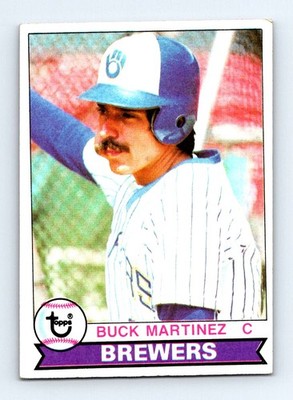 #243 1979 Topps } Buck Martinez Milwaukee Brewers