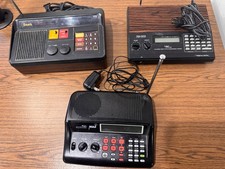 Desktop Police Scanner Lot Whistler Realistic Sears Base Units