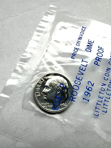 Roosevelt Silver Dime Proof- 1962