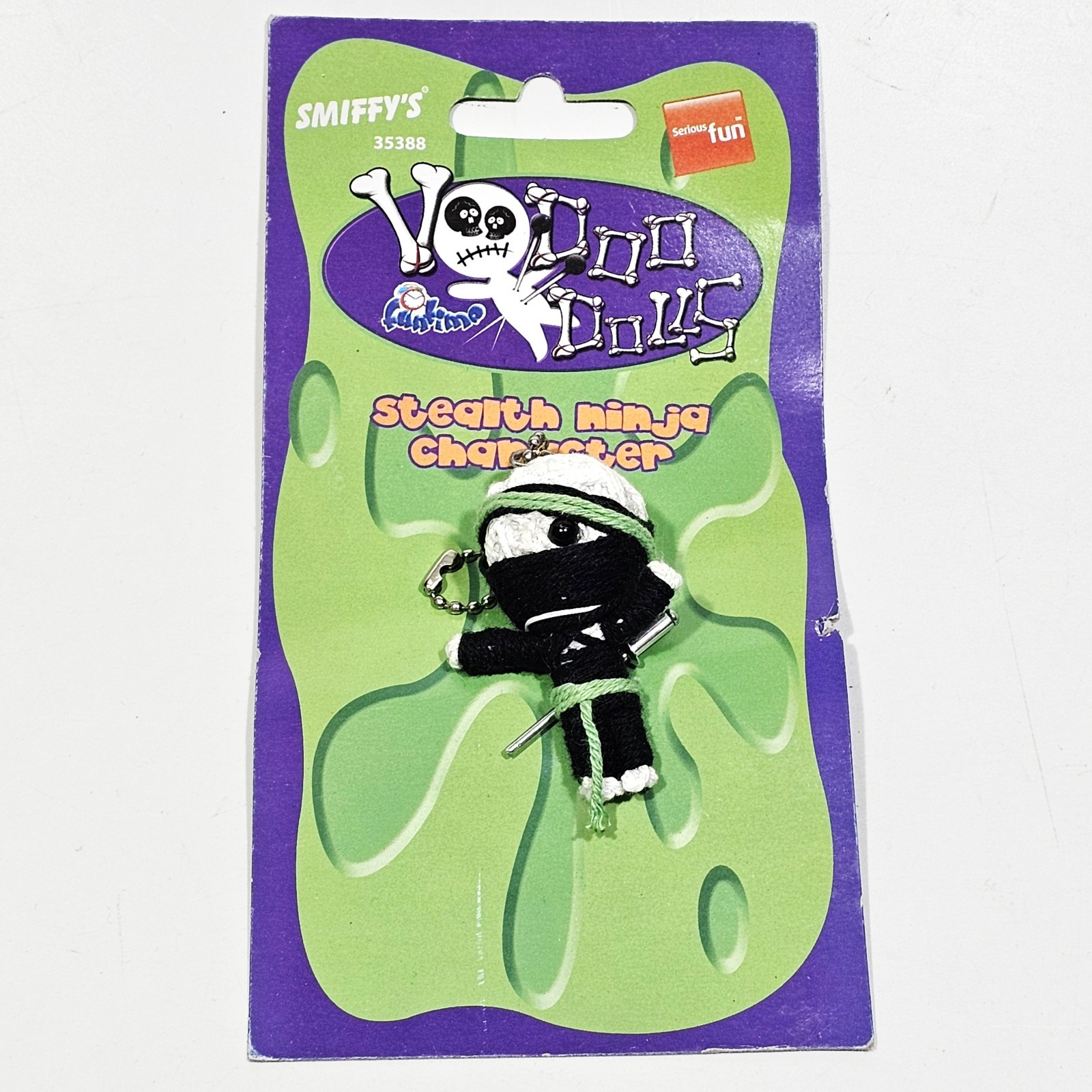 Smiffy's Handmade VOODOO STRING DOLL Buddie STEALTH NINJA Scary Halloween Doll