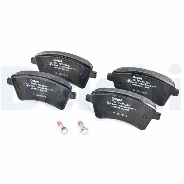 Bremsbelagsatz Scheibenbremse Delphi LP2078 FüR BOP BE Kangoo Citan KW0 Renault-image