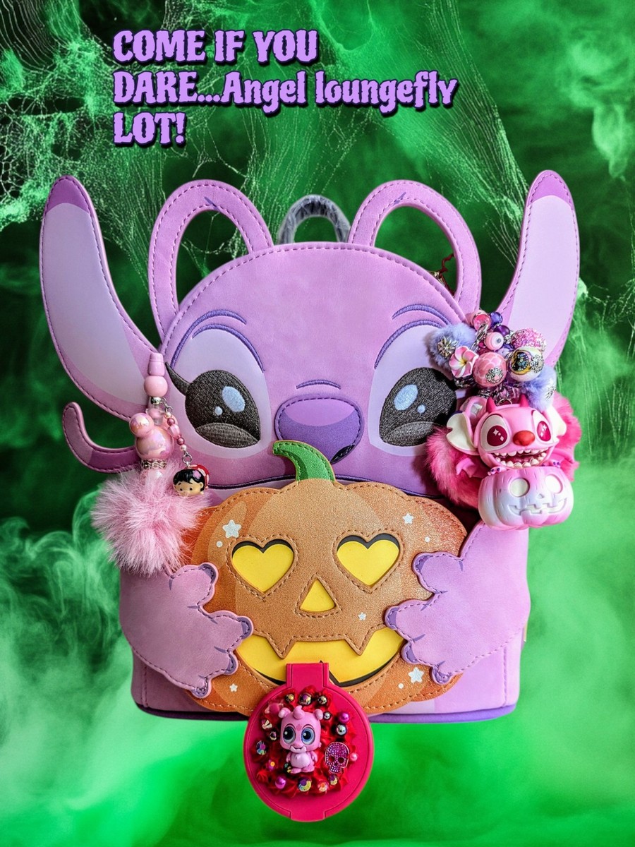 Loungefly DisneyLilo&Stitch Angel Pumpkin Glow-In-The-Dark 