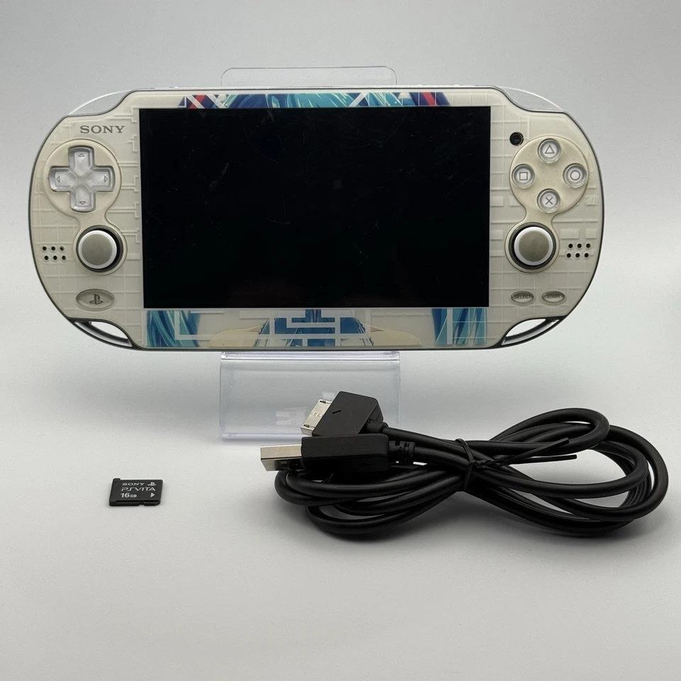 Sony PS Vita PCH-1000 Console w/Hatsune Miku Screen Protector & Charger - Tested - Image 2 of 4