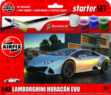 Airfix Lamborghini Huracan Starter Set (1:43 Scale) Model Kit