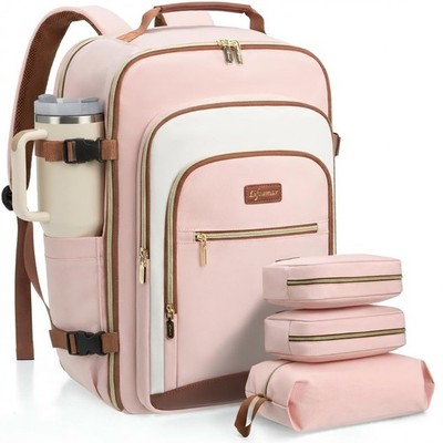 40L Travel Backpack for Women, Carry On Bag Flight Approved, Waterproof Backp...