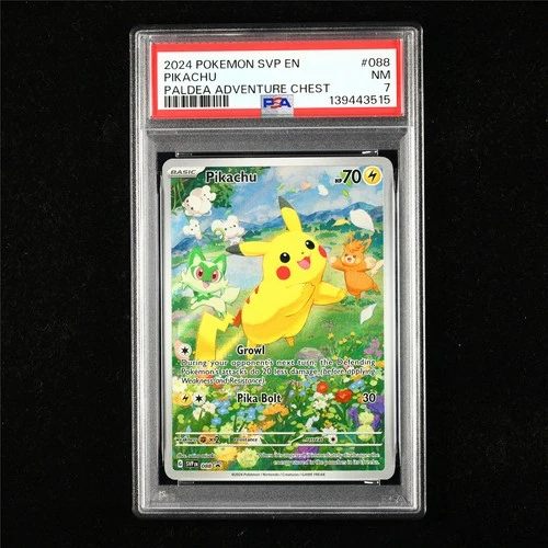 PSA 7 NM 2024 Pokemon ENG Pikachu G SVPen  #088 Promo