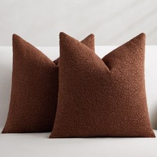 Fall Decorative Throw Pillow Covers 24 x 24 Inch, Set of 2, Thanksgiving Autu...