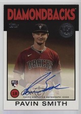 2021 Topps Update 1986 Topps Baseball Pavin Smith #86B-PS Auto 0x4h