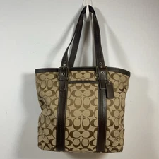 Coach No. D08332-F12645 Signature Coach Satchel Handbag Purse