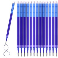 14 StüCk Radierbare Ersatzminen 0,7 Mm Blau FüR Kugelschreiber Schnell, 14 Stk