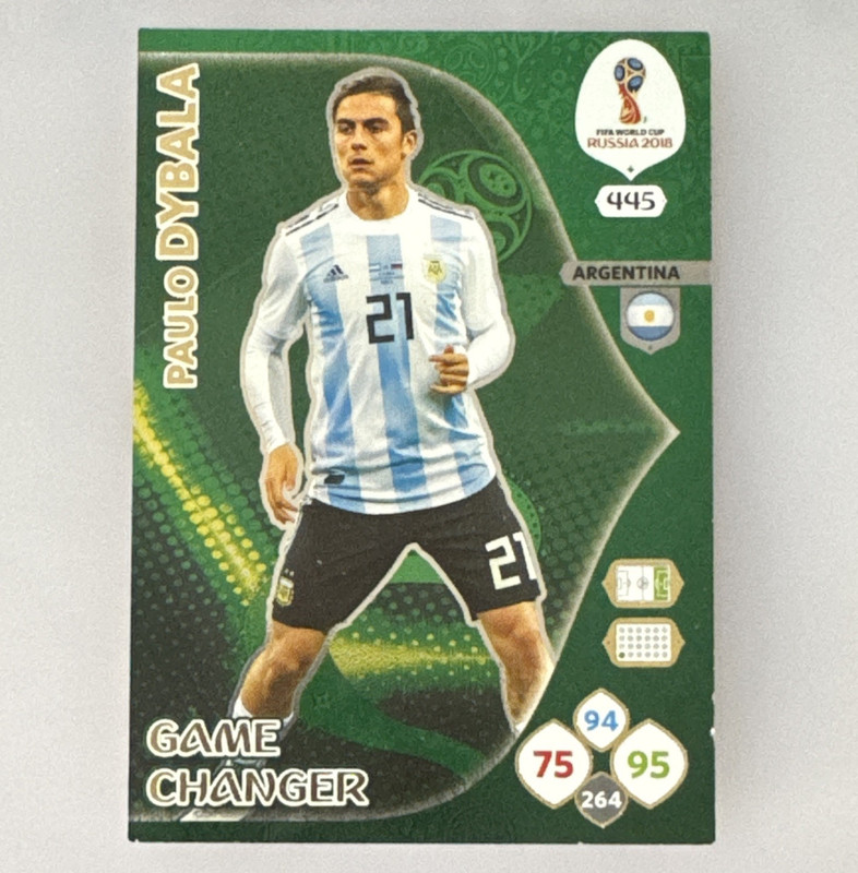 Panini Adrenalyn XL FIFA World Cup Russia 2018 Game Changer Dybala #445