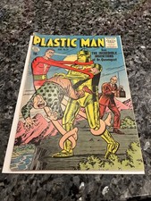 Plastic Man 54 1955 Charles Nicholas Robot Cover HARD TO FIND