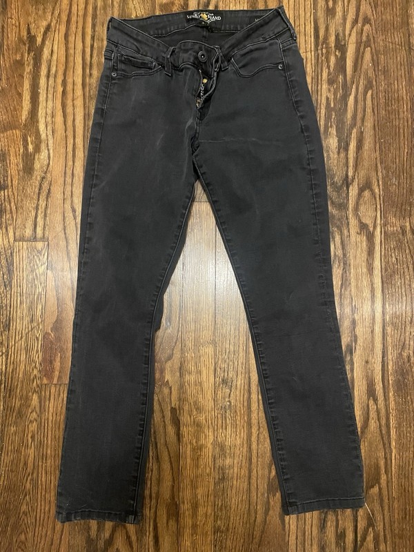 Lucky Brand  Off Black LolitaSkinny Jeans Sz 4/27 Regular