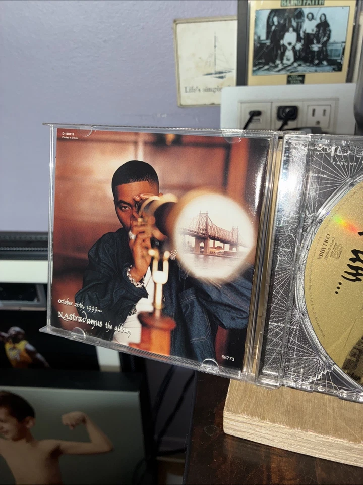 Nas "I Am" CD, (1999), feat: Scarface, DMX, Aaliyah —-Insane Hip Hop Record Foto 3 de 4