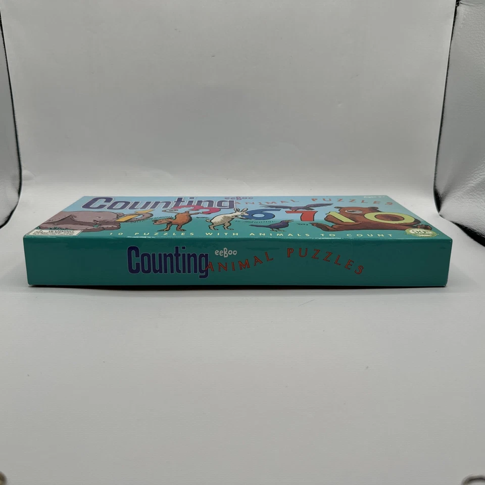 eeBoo 10 Animal Counting Puzzles. Recommended Age 3+ Complete - Image 4 of 4