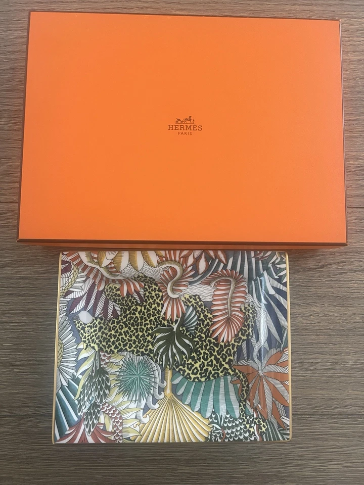 Hermes Porcelain Animaux Camoufles Change Tray Plate - Image 4 of 4
