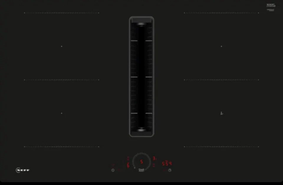Neff N70 Series 80cm 4 Zone Induction Hob with Integrated Ventilation  V58NHQ4L0 - Image 2 of 3