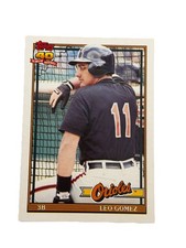 Excellent: Vintage 1991 topps Traded Leo Gomez Baltimore Orioles Card