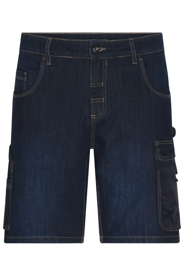 Stretch Jeans Shorts Arbeitsshorts Arbeitshose kurze Sommer Hose Bermuda 42 - 56 - Bild 1 von 1