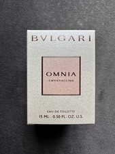 BVLGARI Omnia Crystalline Eau de Toilette 15ml Travel Size - New- Free shipping