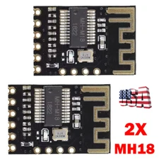 2x MH18 Wireless Bluetooth Audio Modules MP3 Receiver Lossless Decoder Board DIY