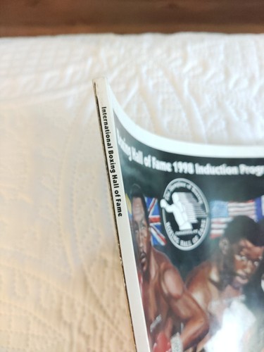 MARVELOUS MARVIN HAGLER Autographed Induction HOF Program + Ortiz Backus 1998 - Picture 7 of 7