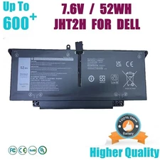 JHT2H BATTERY FOR DELL Latitude  7410 7310 4V5X2 0WY9MP  0HRGYV 04V5X2 US 52Wh