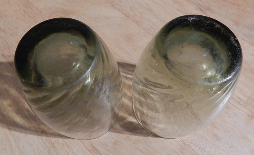 Libbey Olive Green Glasses Set of 2 - Picture 3 of 3