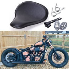 Black Motorcycle Solo Seat 3" Spring Bracket For Harley Bobber Chopper Honda UK