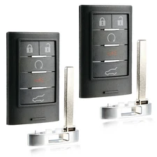 2 Remote Car Key Fob for 2010 2011 2012 2013 2014 2015 Cadillac SRX (NBG009768T)