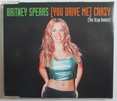 BRITNEY SPEARS - MAXI CD ''(YOU DRIVE ME) CRAZY - THE STOP REMIX''