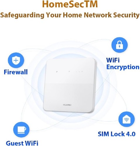 HUAWEI Router B320-323 4G WiFi WLAN CAT4 LTE 300 Mbit/s - Weiß - Bild 4 von 7