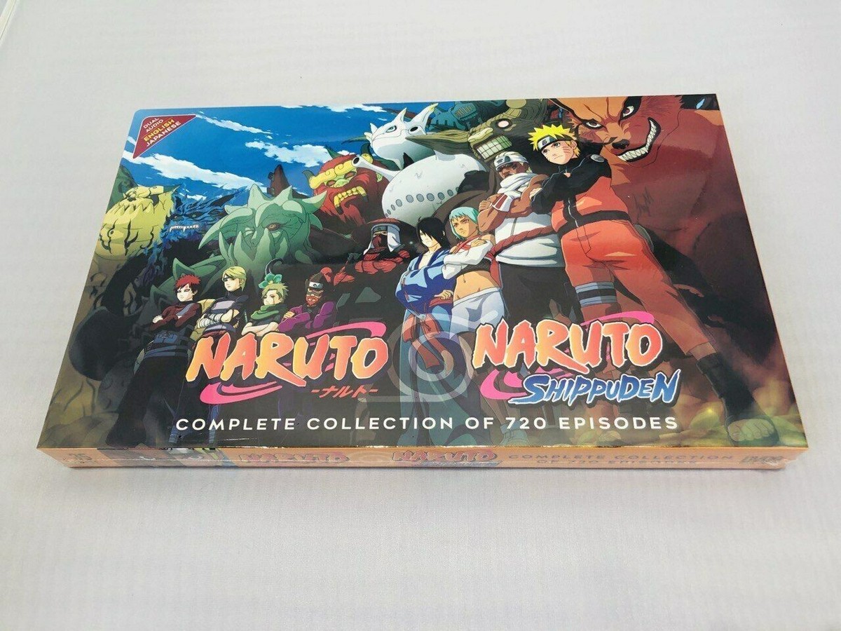 ENGLISH DUB DVD Naruto Shippuden Complete Vol1-720 End Box Set