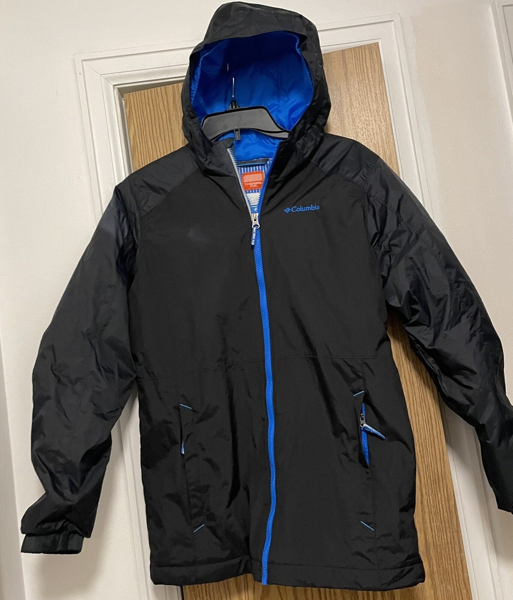 Columbia Thermal Coil Boys Hooded Lightweight insulated Jacket