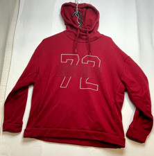 Nike Just Do it hoodie sweater adult medium burgundy red