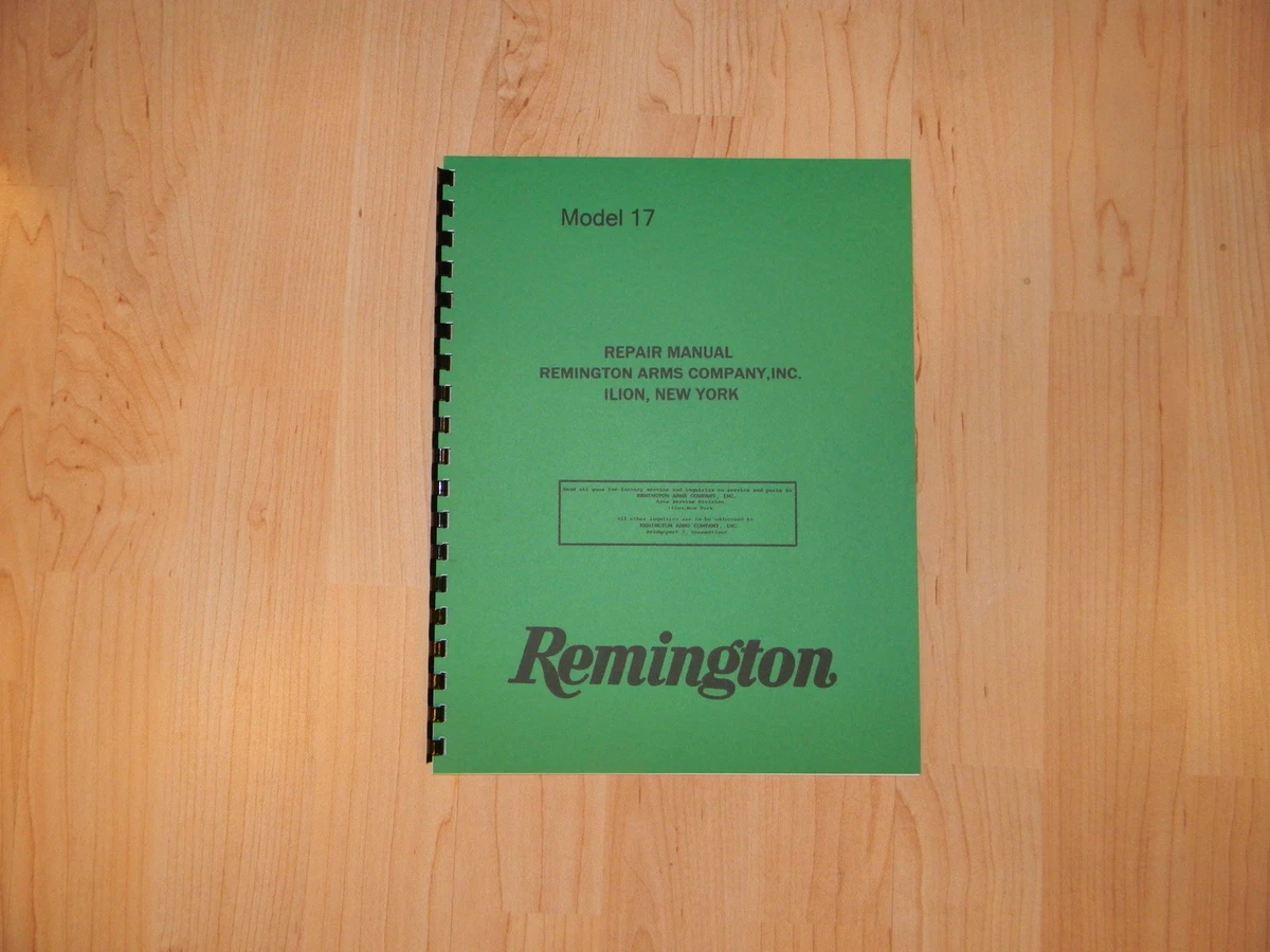 Remington Model 17 In Gun Manuals for sale | eBay