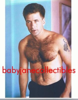 ALEC BALDWIN COLOR HAIRY CHEST SHIRTLESS BEEFCAKE photo (807) | eBay