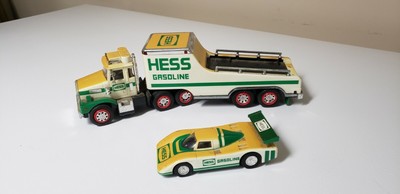 hess toy truck and racer