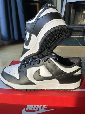 Nike Dunk Low Retro White Black Panda Men's - Size 10