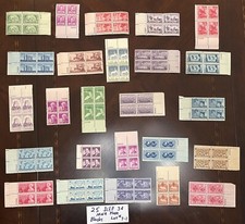 RHstamps 25 DIFFERENT 3 CENT PLATE BLOCKS, MINT NOT HINGED, SEE PICS, LOT 7-1