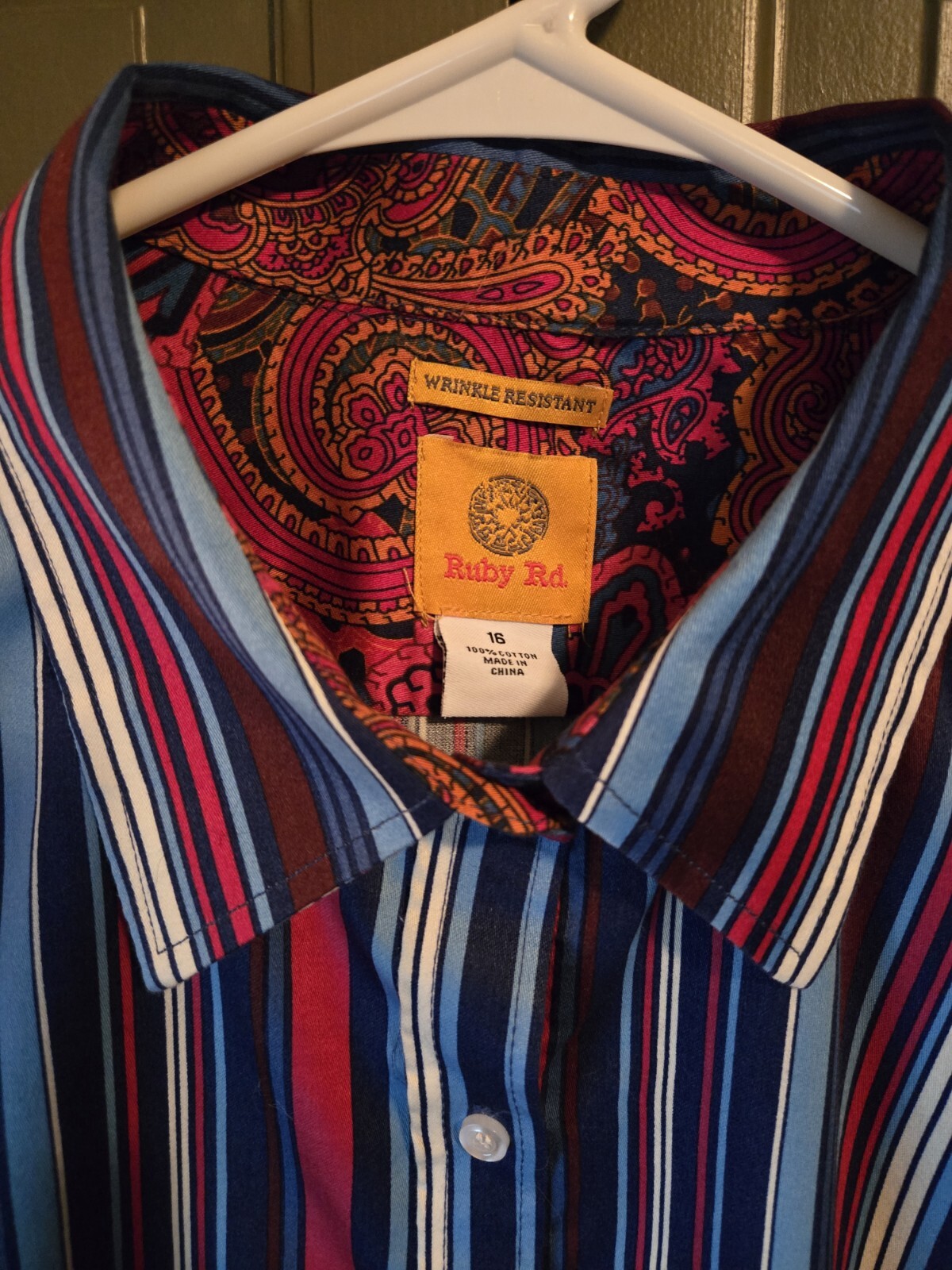 Ruby Road Wrinkle Resistant Striped Multicolor Wo… - image 7