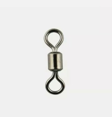 80 Pcs 2pk#1,1x#2 & 1 x#8 . 3-Way Crane Swivels Double Swivel Terminal Fishing.