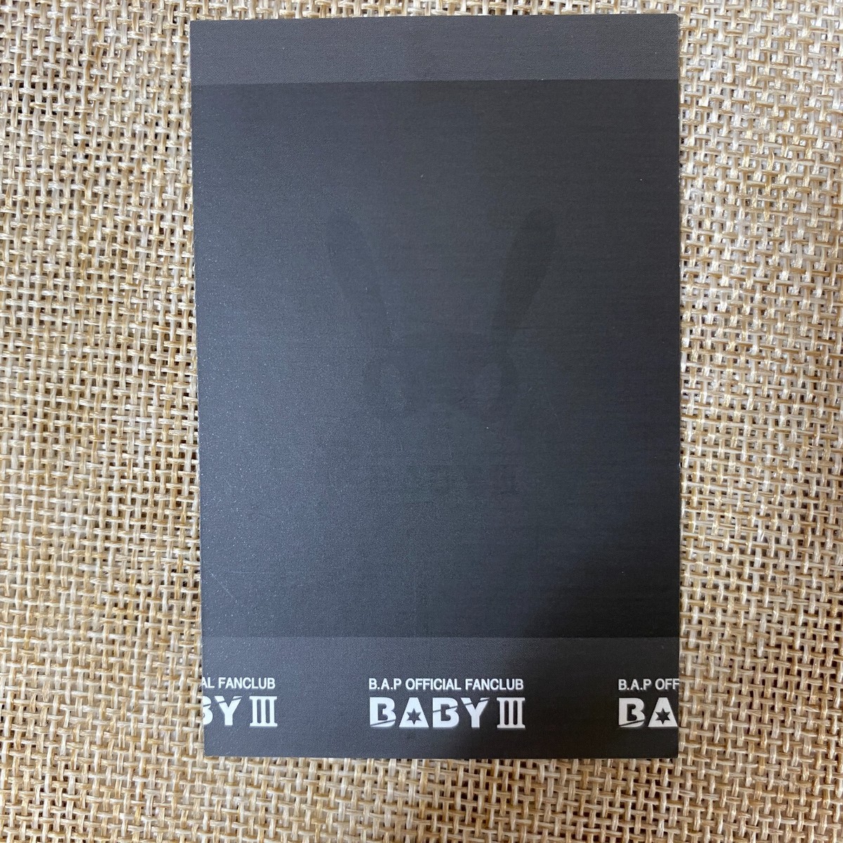 B.A.P HIMCHAN [ FANCLUB BABY 3 ] Official Photocard / New, Rare