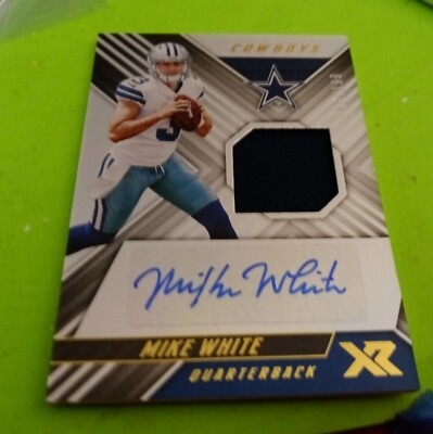 2018 MIKE WHITE Panini XR Rookie Patch Autograph (36/199) #RSA39 Miami Dolphins 