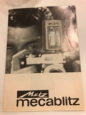 Metz Mecablitz For 111 And 111z Vintage German Product Pamphlet