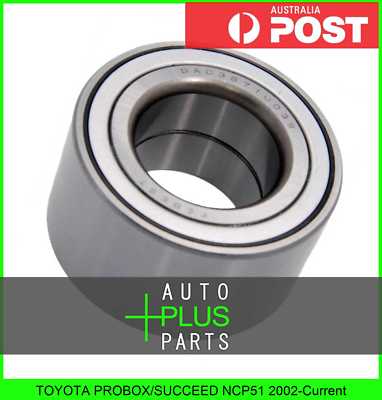 Fits TOYOTA PROBOX/SUCCEED NCP51 2002-Current - Front Wheel Bearing (38X71X39)
