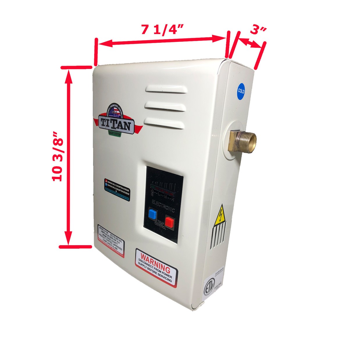 Electric SCR2 Titan N-120 Tankless Water Heater, Brand New, Free Shipping |  eBay