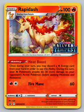 Rapidash Pokemon Silver Tempest SWSH270 Prerelease Black Star Promo NM on eBay