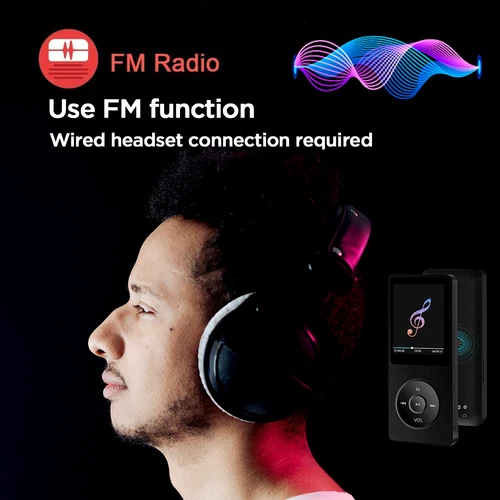 Portable Bluetooth MP3 Player HIFI Music Speakers MP4 Media FM Radio Recorder - Picture 6 of 19